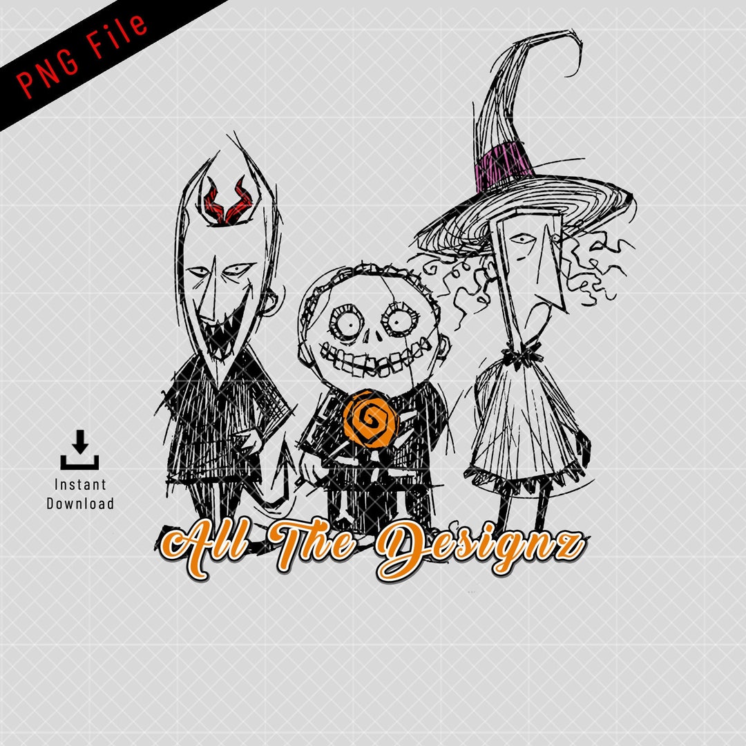 Halloween Lock Shock and Barrel Boogie Boys Nightmare Before Etsy