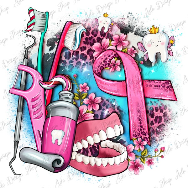 Éléments dentaires et cancer Png Sublimation Design, Assistant dentaire PNG, Dentiste Love Png, Dentist Life Png, Fond dentaire Png Télécharger