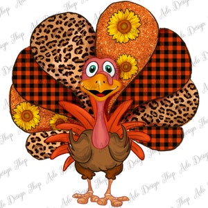 Thanksgiving Turkey Png Sublimation Design, Western Thanksgiving Png, Western Turkey Png,Be Thankful Png,Leopard Turkey Png,Instant Download