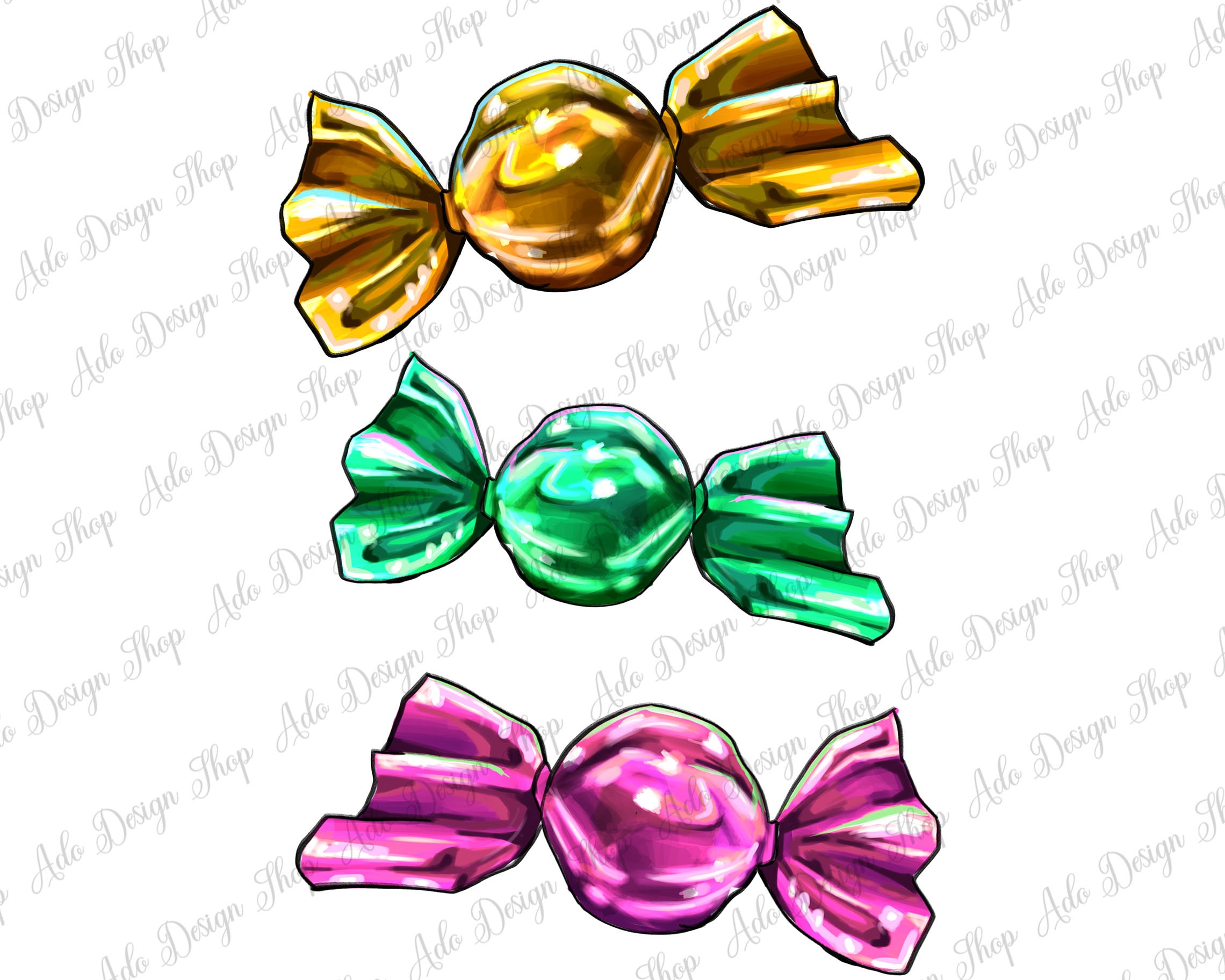 Candy Bundle 14 Png Sublimation Design, Candy Bundle Png, Gummy Gum Png ...