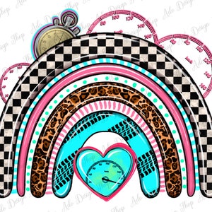 Race rainbow png sublimation design download, race day png, racing png, sport png, race png, race sport png, sublimate designs download