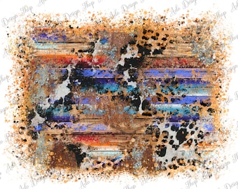 Aztec Leopard Cowhide Wood Western Background Png, Leopard Background Png, Western Sublimate, PNG Sublimation Designs Download, Instant Download