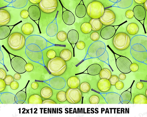 Tennis Seamless Pattern, Tennis Png, Sports Clipart, Seamless Pattern Png, Tennis Clipart,Tennis Design,Sublimation Designs,Instant Download