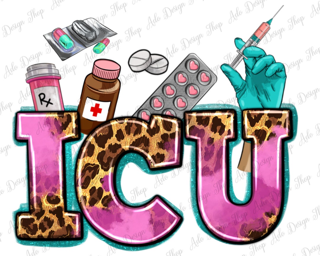 ICU Intensive Care Unit Png Sublimation Design Download, Medical Png ...