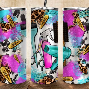 Hair stylist 20 oz skinny tumbler png, western tumbler wrap png, hair hustler png,hair boss png, 20 oz tumbler designs, tumbler png download