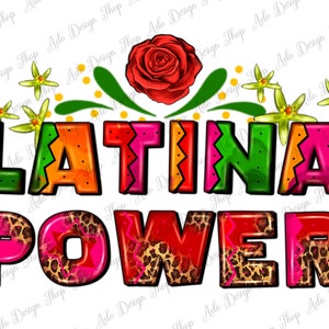 Latina Power Png Design Sublimation Design, Mexican Sublimation Png, Latina Power Png, Leopard Latina Png, Latina Png, Instant Download
