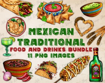 Paquete de comida y bebidas tradicionales mexicanas 11 png Imágenes Diseño de sublimación,Comida callejera mexicana png,Comida mexicana png,Bebidas mexicanas,Descargar