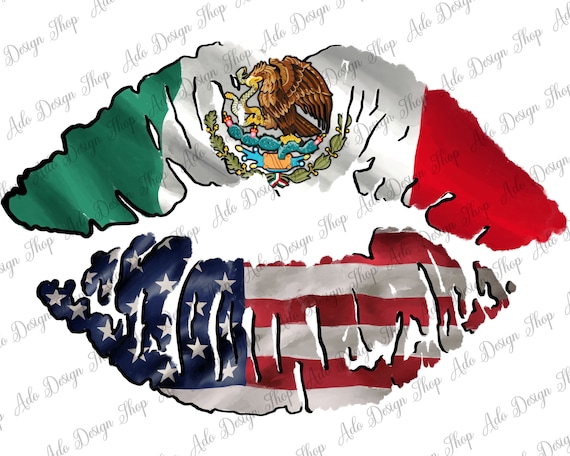 Mexico USA Lips Png Sublimation Design,Mexican Lips Png,USA Lips Png,Mexicana Sublimate,Mexican Clipart,Mexico Flag Png,Instant Download
