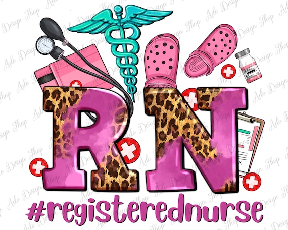RN Registered Nurse png sublimation design download, Nurse life png, western RN Nurse png, Nursing png, sublimate designs download