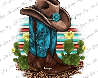 Serape clearance cowboy boots