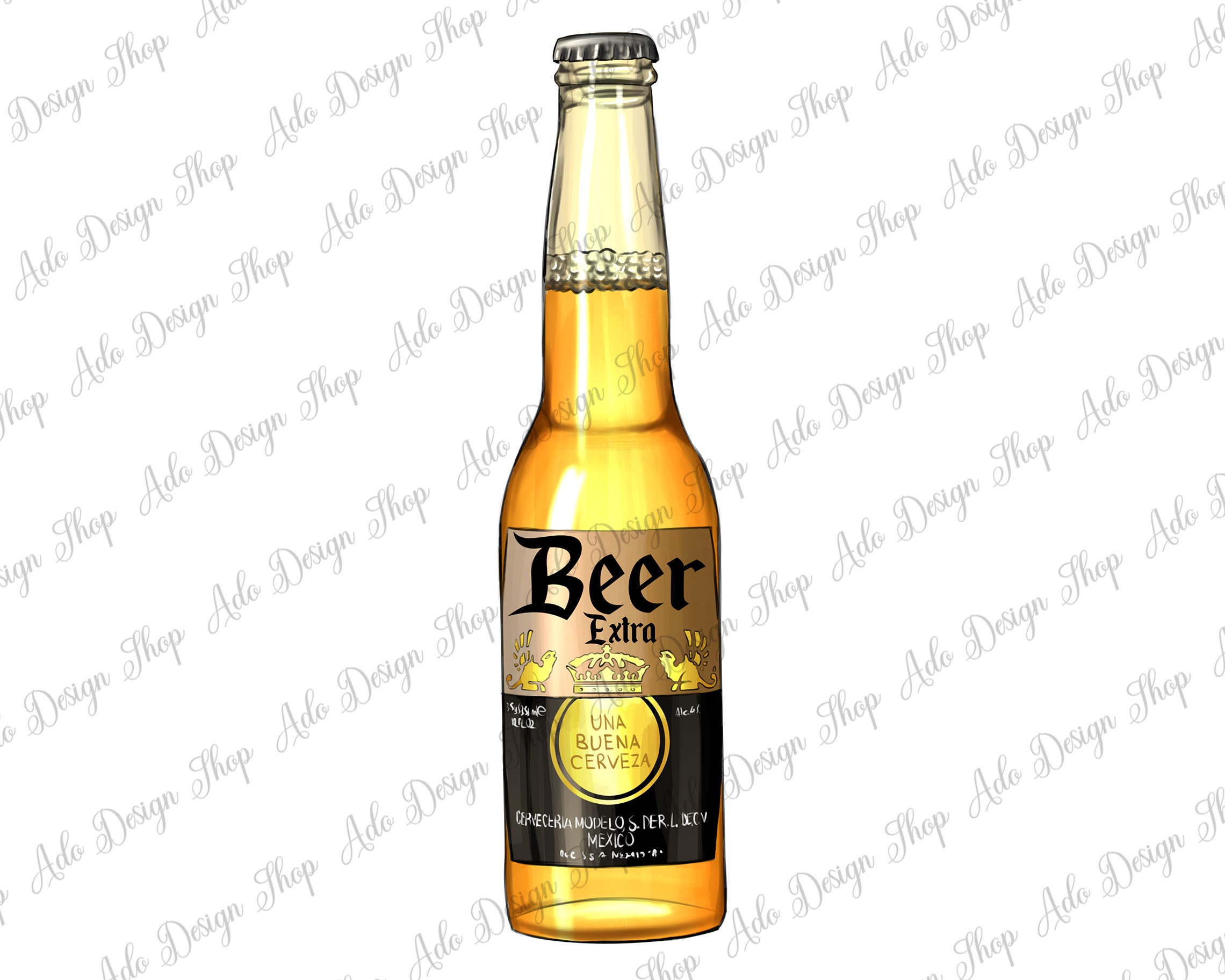 Buy Yellow Beer Bottle Png Sublimation Design Yellow Beer Png Online in  India - Etsy