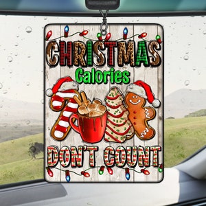 Christmas calories don&#39;t count air freshener png sublimation design download, Christmas air freshener png, sublimate designs download