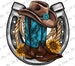 Western Horseshoe Boots Hat Rope Sunflower Png Sublimation Design,Horseshoe Png,Cowboy Boots Png,Horseshoe Png,Cactus Png,Instant Download 