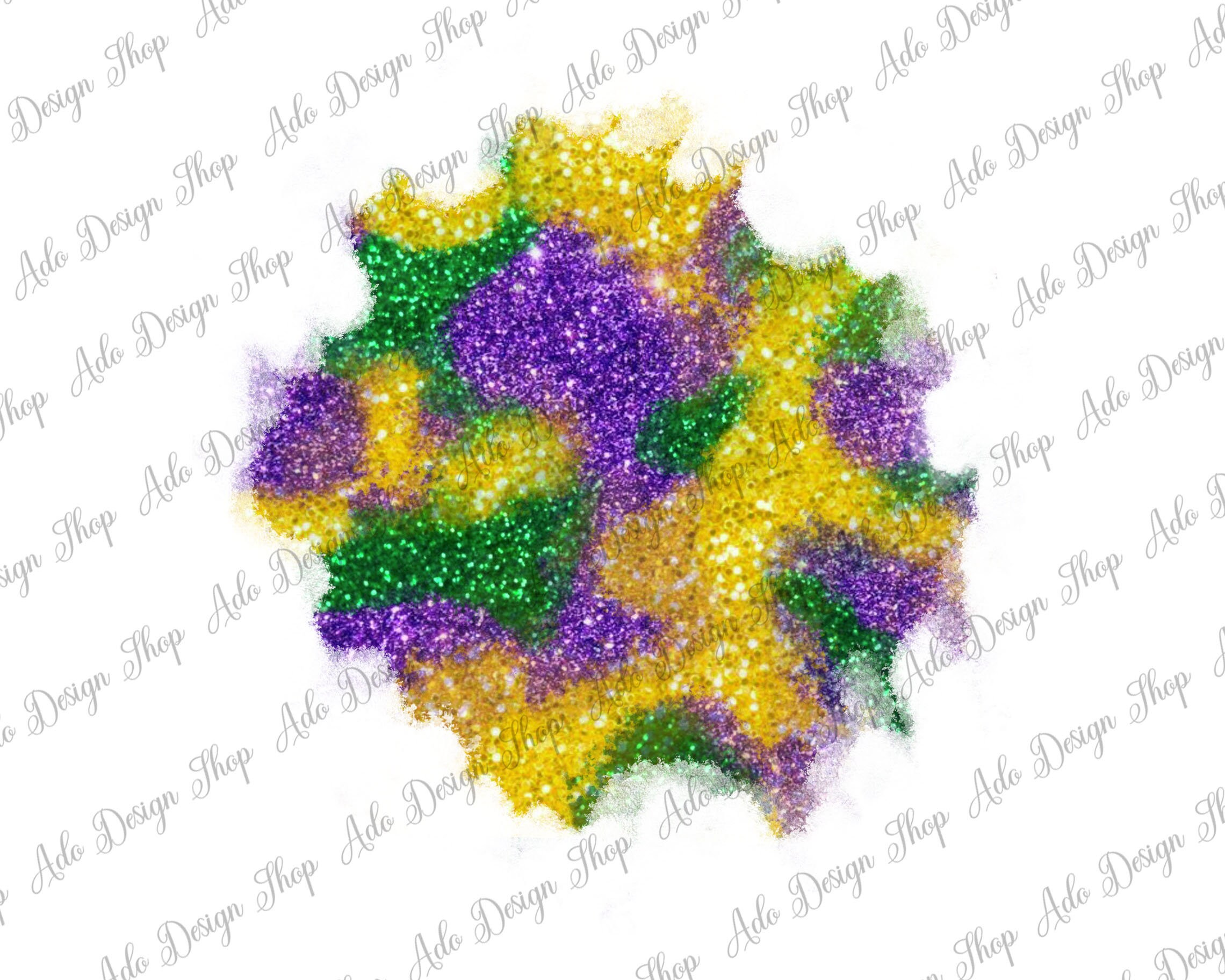 Mardi Gras Glitter Patch Png Sublimation Design Bundle, Mardi Gras ...