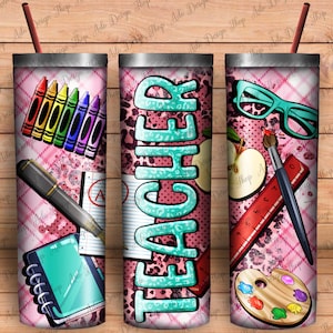 Teacher 20oz skinny tumbler png sublimation design download, Teacher&#39;s Day png, Teacher life png, Teacher png, sublimate designs download