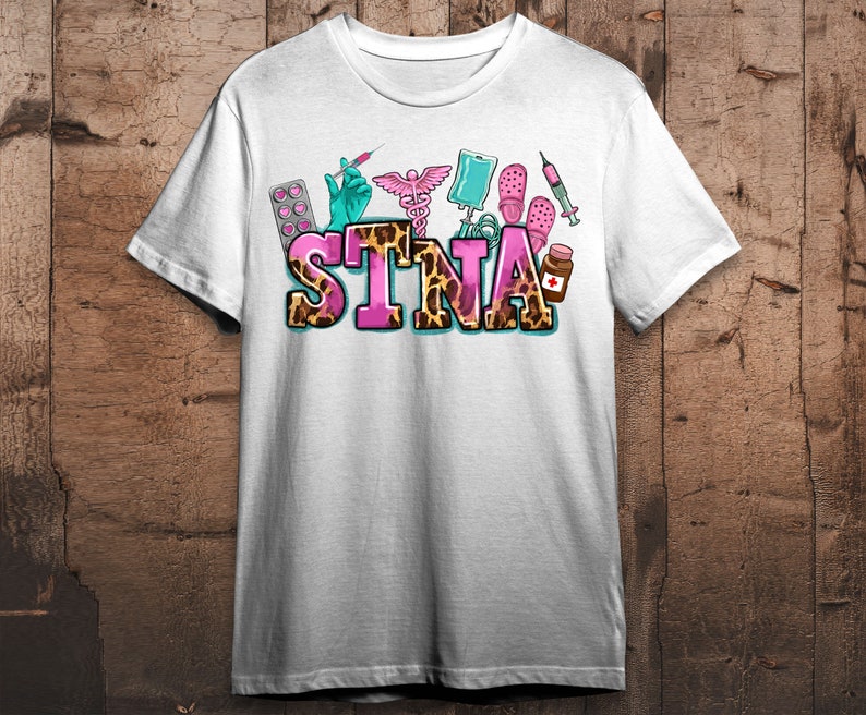 STNA State Tested Nursing Assistant Png Sublimation Design Download ...