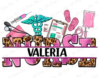 Descarga de diseño de sublimación png de enfermera personalizada, vida de enfermera png, enfermería png, enfermera png, nombre personalizado png, descarga de diseños sublimados