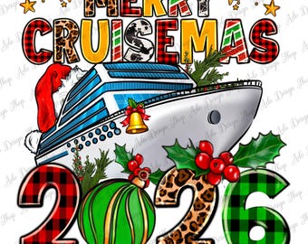 Descarga de diseños de sublimación PNG de Feliz Navidad 2026, PNG de Feliz Navidad, PNG de Navidad, PNG de Crucero de Navidad, descarga de diseños de sublimación