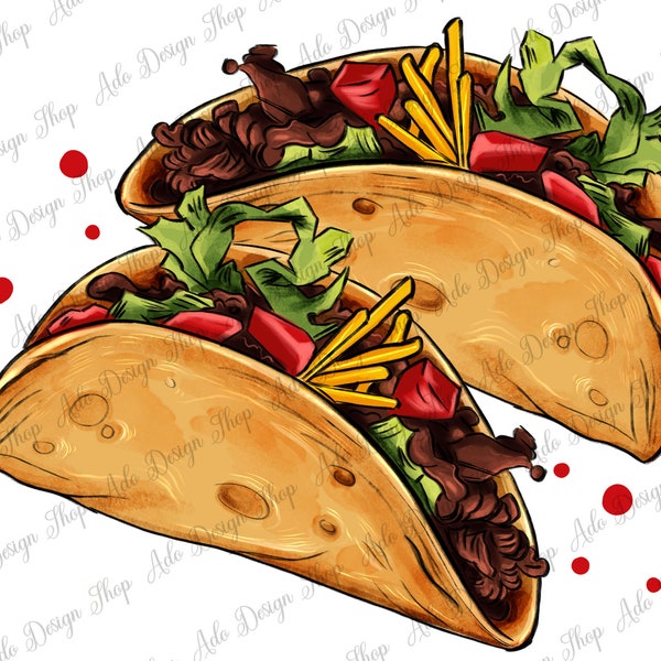 Mexican Taco's Background Png Design, Mexican Taco Png, Mexican Sublimation Png, Mexican Png, Mexican Street Food Png, Instant Download