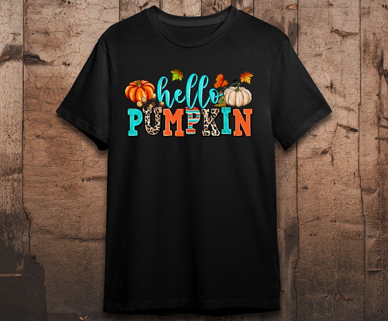Hello Pumpkin Png Sublimation Design Download, Autumn Png, Fall Vibes ...