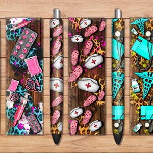 Nurse pen wrap png sublimation design download, nurse life png, nursing png, western nurse png, nurse png, sublimate designs download