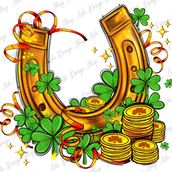 St Patricks Day Horseshoe Etsy