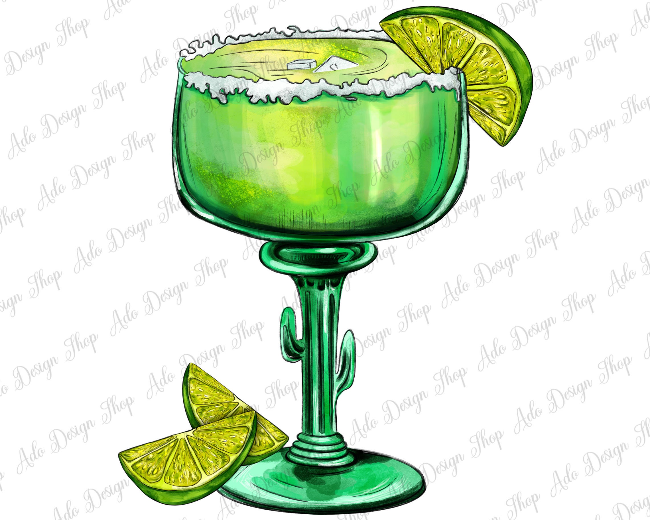 Margarita Drink Clipart