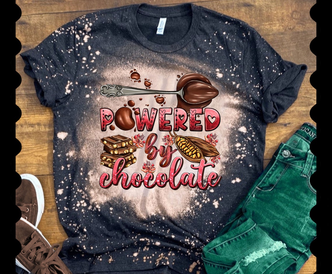 Powered by Chocolate Png Sublimation Design Powered by - Etsy