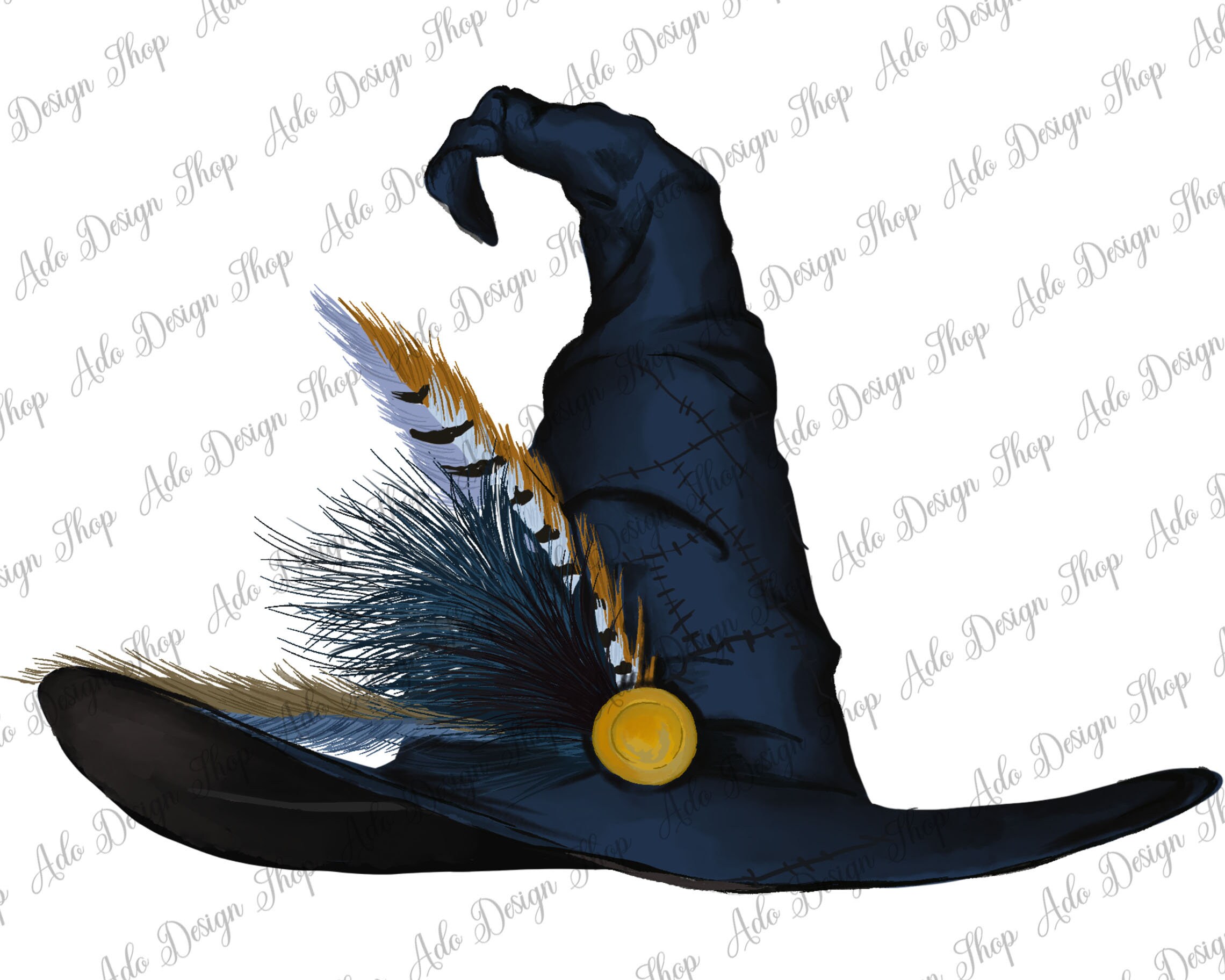 Halloween Witch Hat Png Bundle, Halloween Bundle Png, Witch Hat Clipart ...