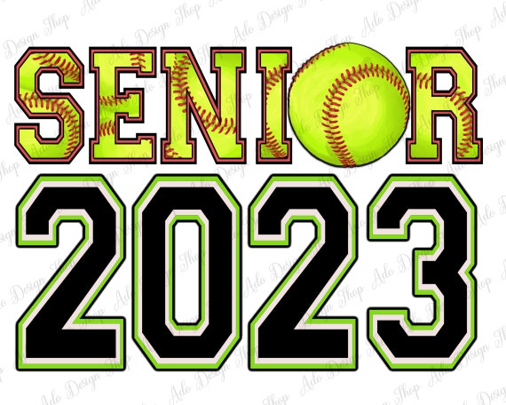 Senior Softball 2023 Png, Softball Pattern, Senior Softball Design,Softball Png,Senior Softball Png,Png Sublimation Design, Instant Download