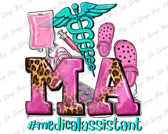 MA Medical Assistant Png Sublimation Design, Nurse Life Png, Nurse Clipart, Western Nurse Png, MA Medical Assistant Png, Nurse Png Download