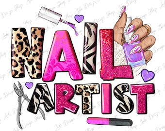 Artista de uñas png descarga de diseño de sublimación, jefe de uñas png, tecnología de uñas png, arte de uñas png, clavo occidental png, descarga de diseños sublimados