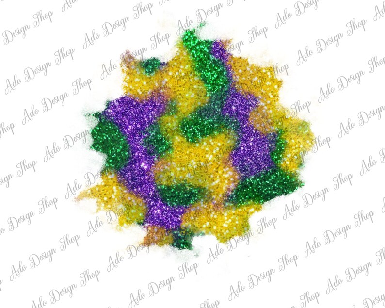 Mardi Gras Glitter Patch Png Sublimation Design Bundle, Mardi Gras ...