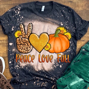 Peace Love Fall Png Sublimation Design Peace Love Fall Png - Etsy