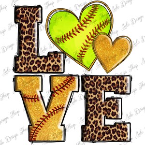 Softball Love Png Sublimation Design, Love Softball Png, Love Sports Png, American Softball Png, Love png, Sports Png, Instant Download