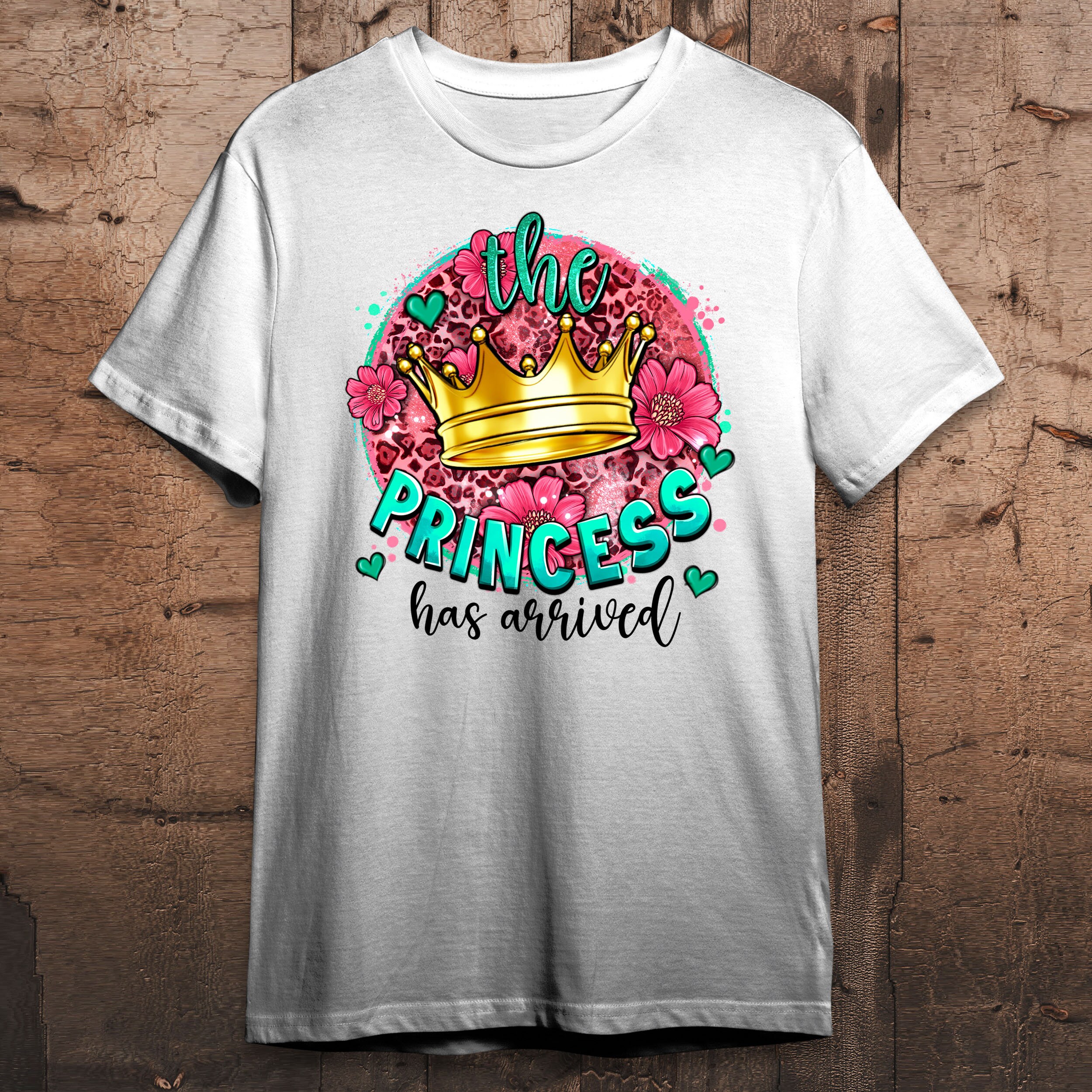 The Princess Has Arrived Png Sublimation Design Download, Baby Girl Png ...