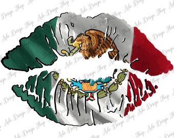 Mexico Lips Png Sublimation Design,Mexican Lips Png,Mexico Lips Clipart,Mexicana Sublimate,Mexican Clipart,Mexico Flag Png,Instant Download