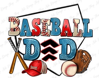 Baseball Dad png sublimation design download, Father's Day png, sport Dad png, game day png, sublimate designs download