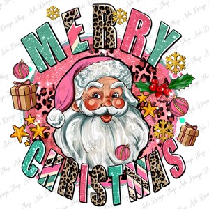 Merry Christmas Santa png sublimation design download, western Christmas png, Merry Christmas png, sublimate designs download