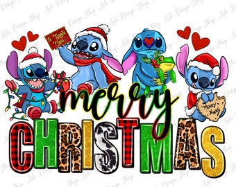 Disney's Lilo & Stitch Girls 7-16 Merry Stitchmas Christmas in Regular &  Plus