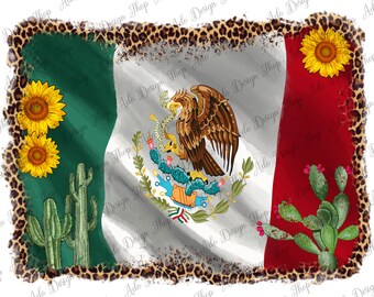 Mexico Flag Sunflower Cactus Png Sublimation Design,Mexico Flag Png,Sunflower Mexico Flag,Mexican Flag Png,Mexico Clipart,Instant Download