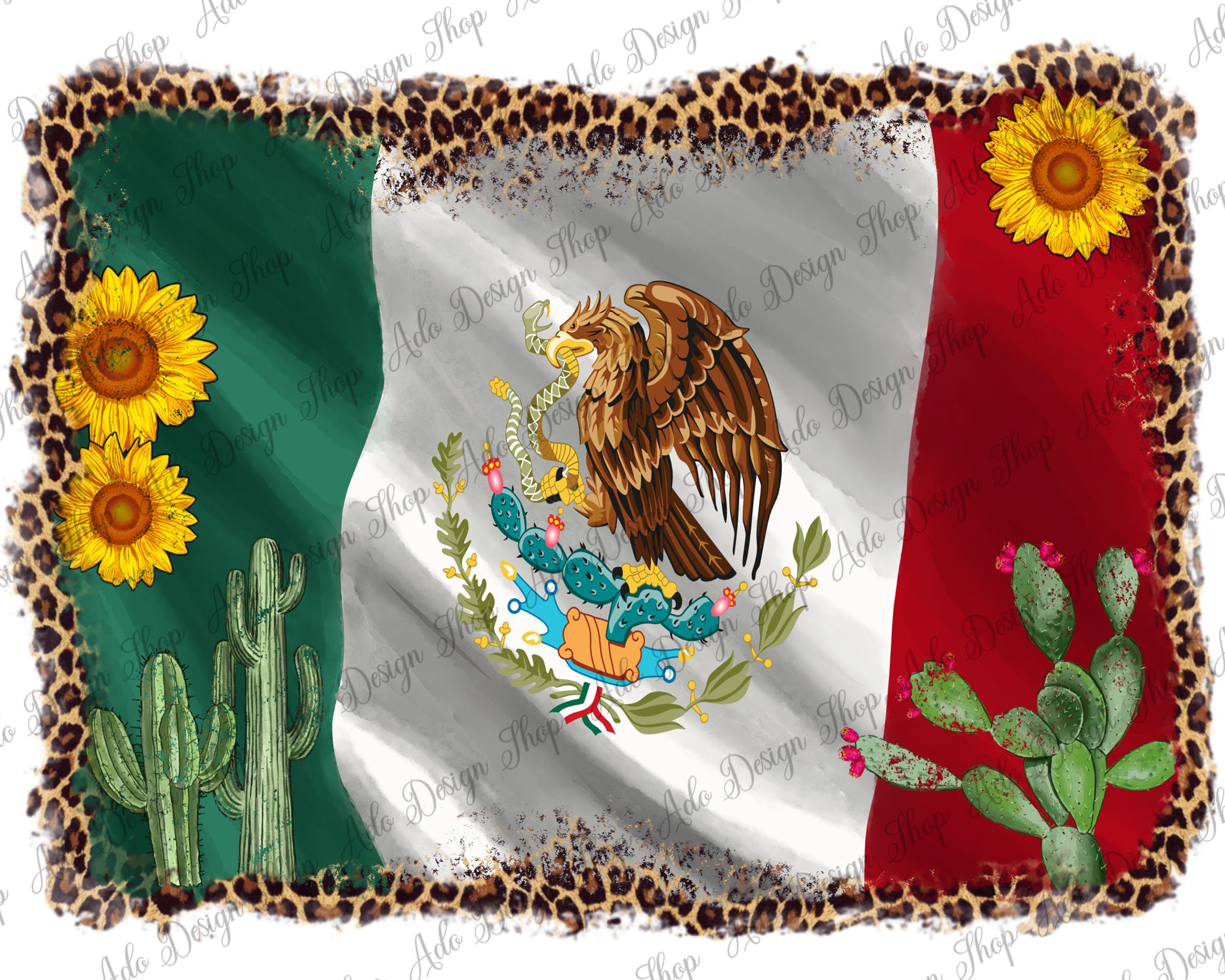 Mexico Backdrop BELECO 7x5ft Mexican Independence Day Backdrop - Wavy