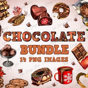 Chocolate Bundle 14 Png Sublimation Design,Chocolate Bundle Png,Chocolate Donut Png, Hot Chocolate Png,Hand Drawn Chocolate,Digital Download