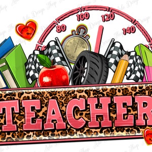 Race Teacher png sublimation design download, race day png, racing png, sport png, race png, race sport png, sublimate designs download