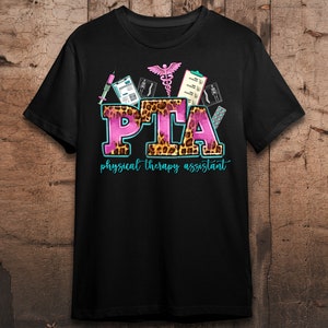 Pta Lettering PTA Physical Therapy Assistant Png Sublimation Design Download, Medical ...