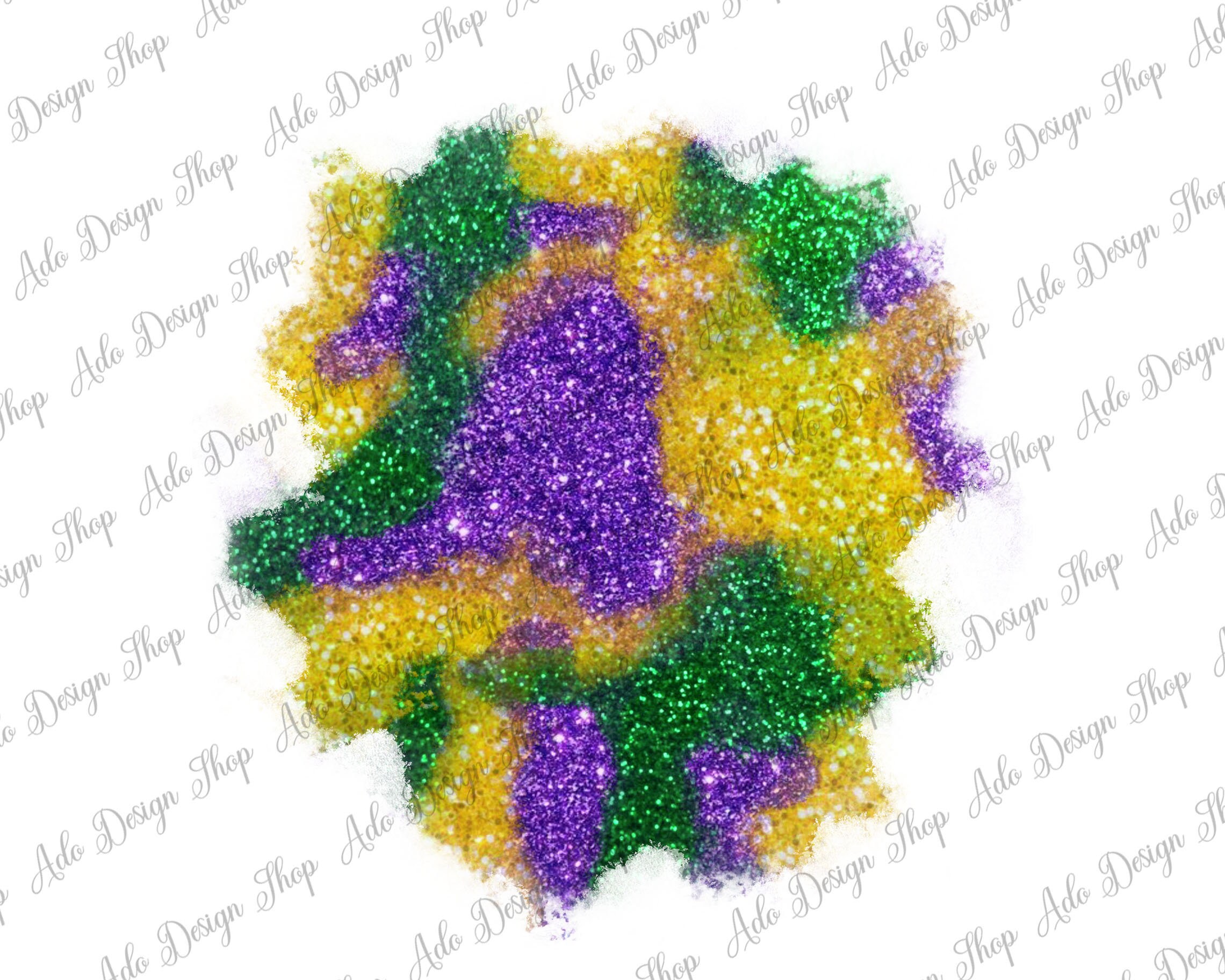 Mardi Gras Glitter Patch Png Sublimation Design Bundle, Mardi Gras ...