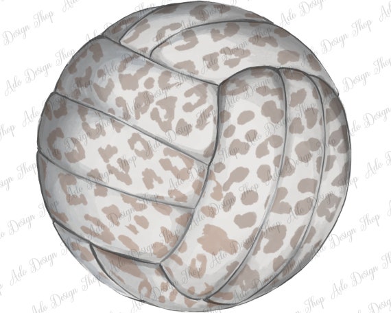 Leopard Volleyball Ball Png,Volleyball Png,Sports Clipart,Volleyball Ball Png,Volleyball Clipart,Png Sublimation Designs,Instant Download
