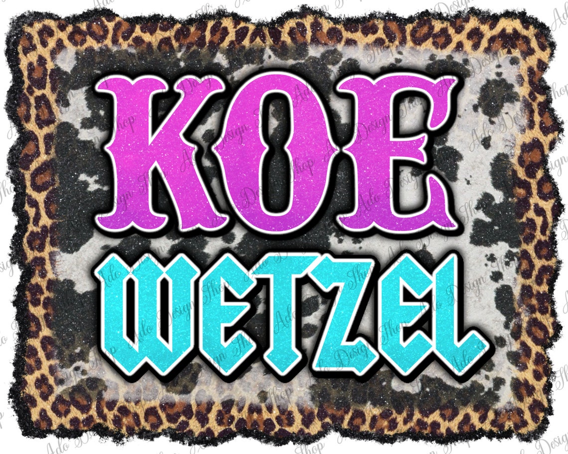 Koe Wetzel Png Rock Band Png Koe Wetzel Design Western Rock Etsy