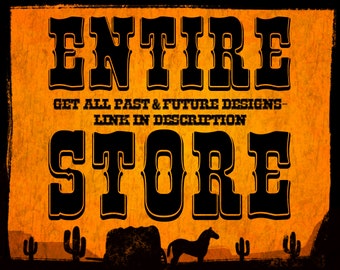 Paquete completo de la tienda, acceso a todos los diseños pasados y futuros durante 1 año, acceso a Google Drive, paquete completo de imágenes PNG de la tienda, descargas digitales de toda la tienda.
