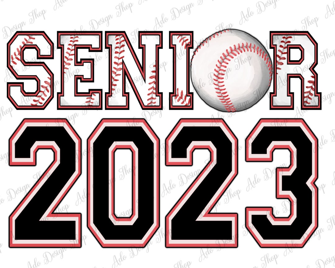 Senior Baseball 2023 Pngbaseball Patternsenior Baseball - Etsy